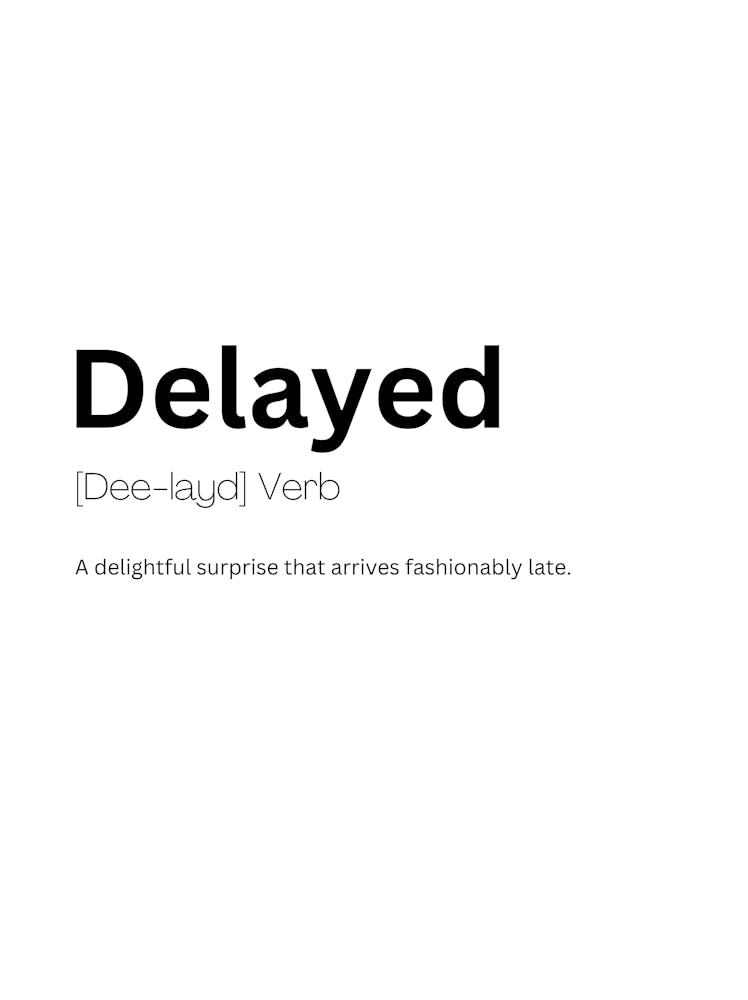 Delayed Definition Meaning