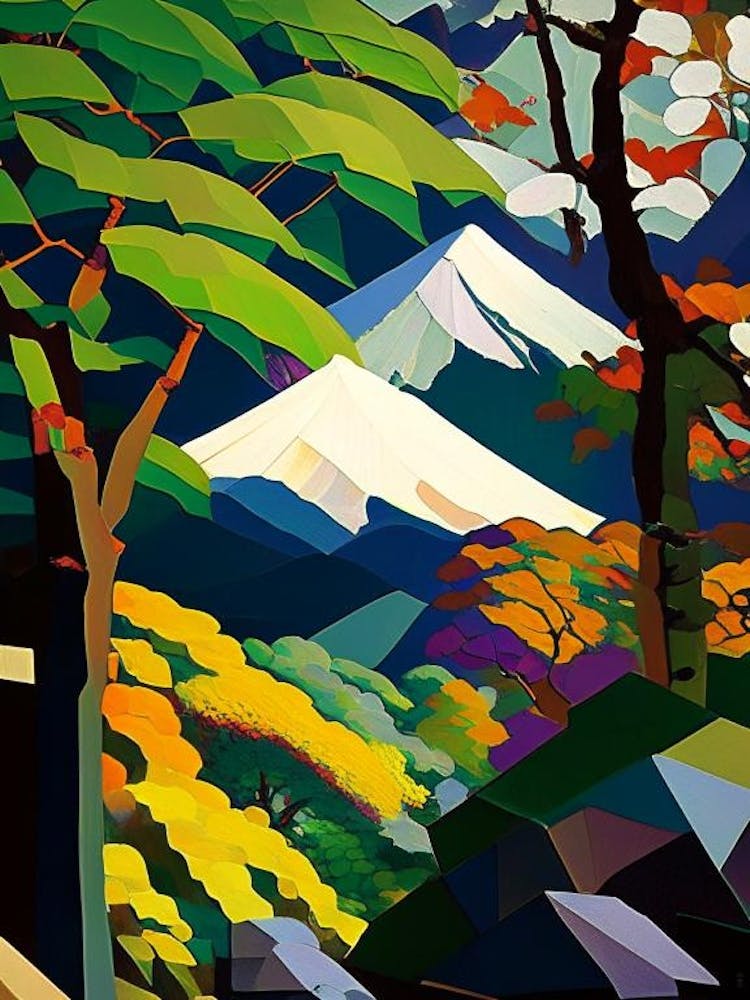 Fuji Hakone Izu National Park Japan Cubo Futuristic