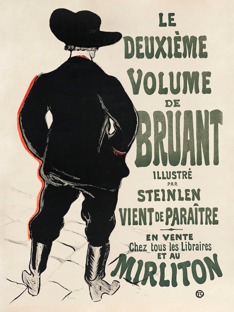The Second Volume By Bruant (1893), Henri de Toulouse-Lautrec
