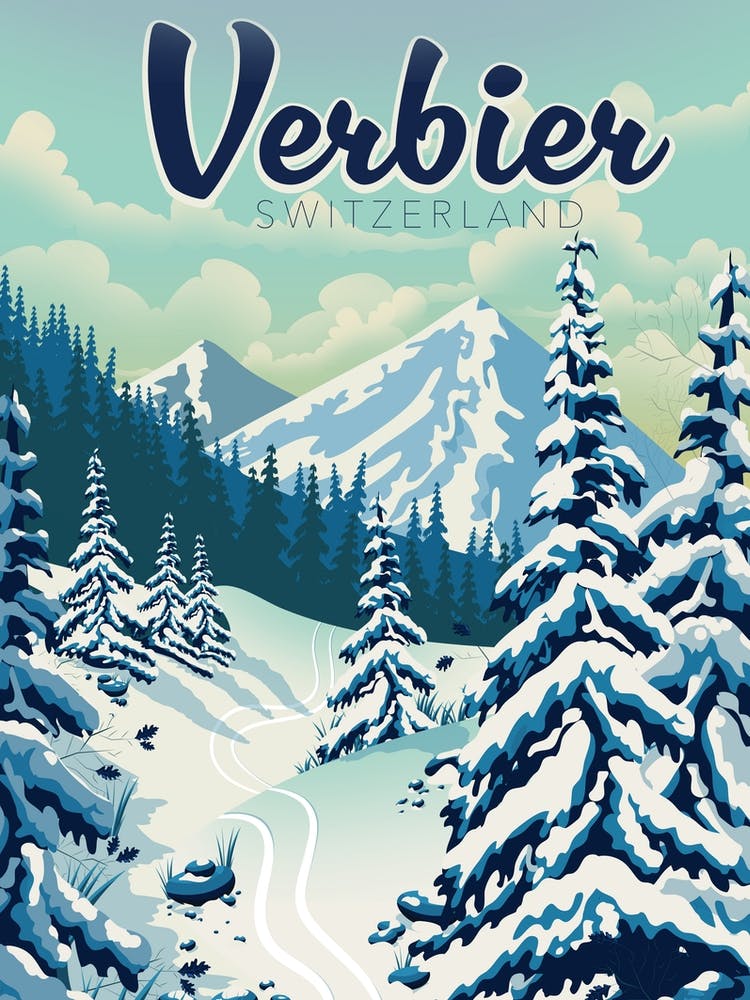Verbier Schweiz Zum Skifahren