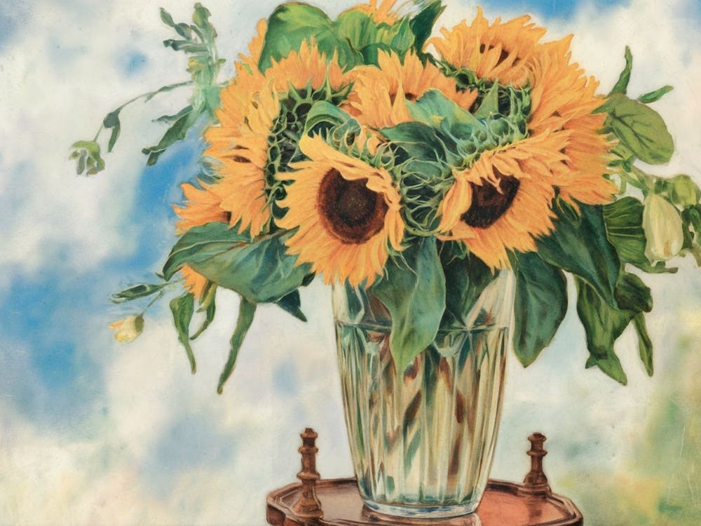 Sunflowers In A Vase 4