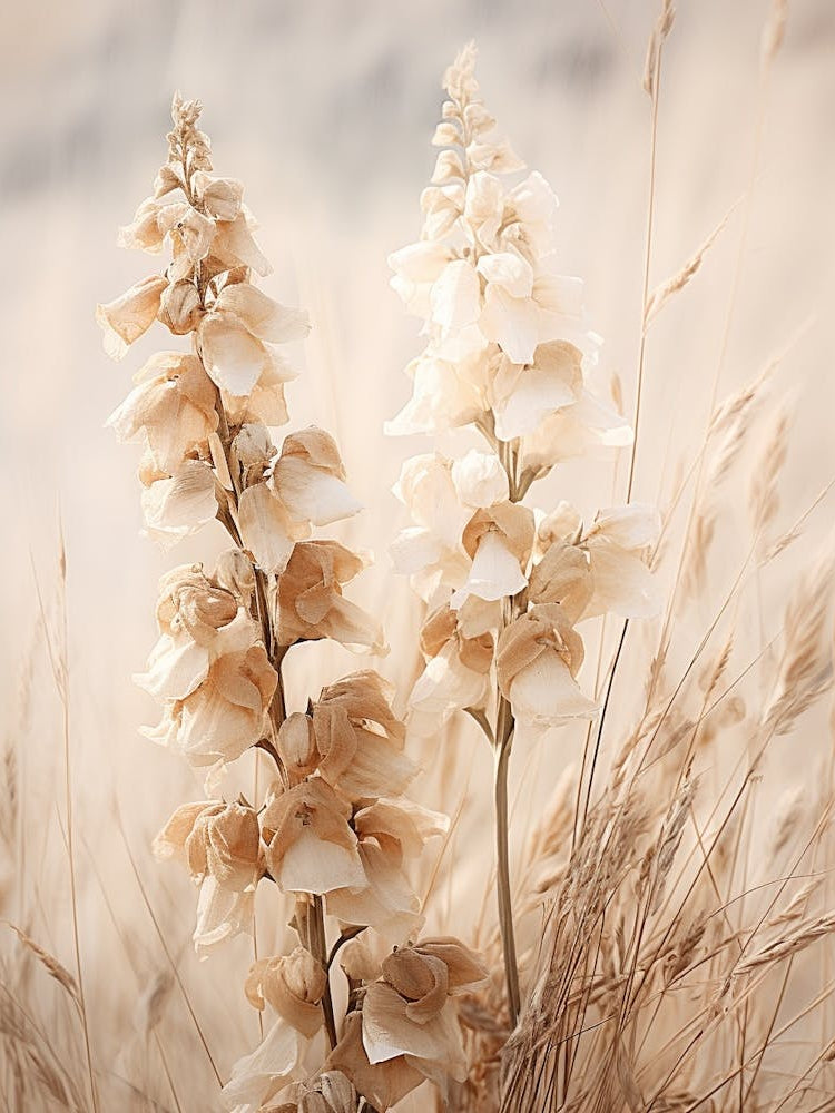 Boho Dried Flowers Delphinium 2