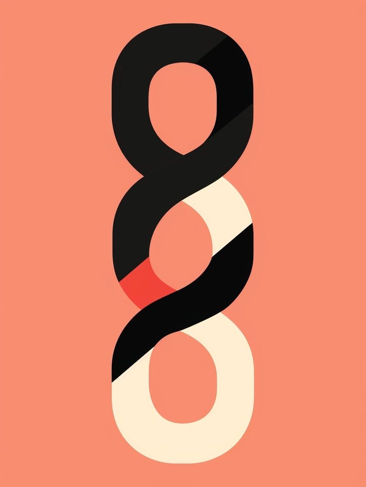 Snake Minimalist Abstract 2