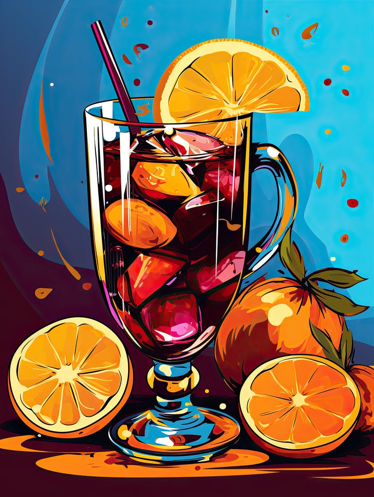 Mulled Wine, Gluhwein, Christmas art 6