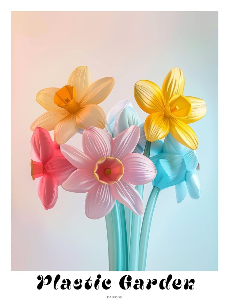Dreamy Inflatable Flowers Poster Daffodil 1