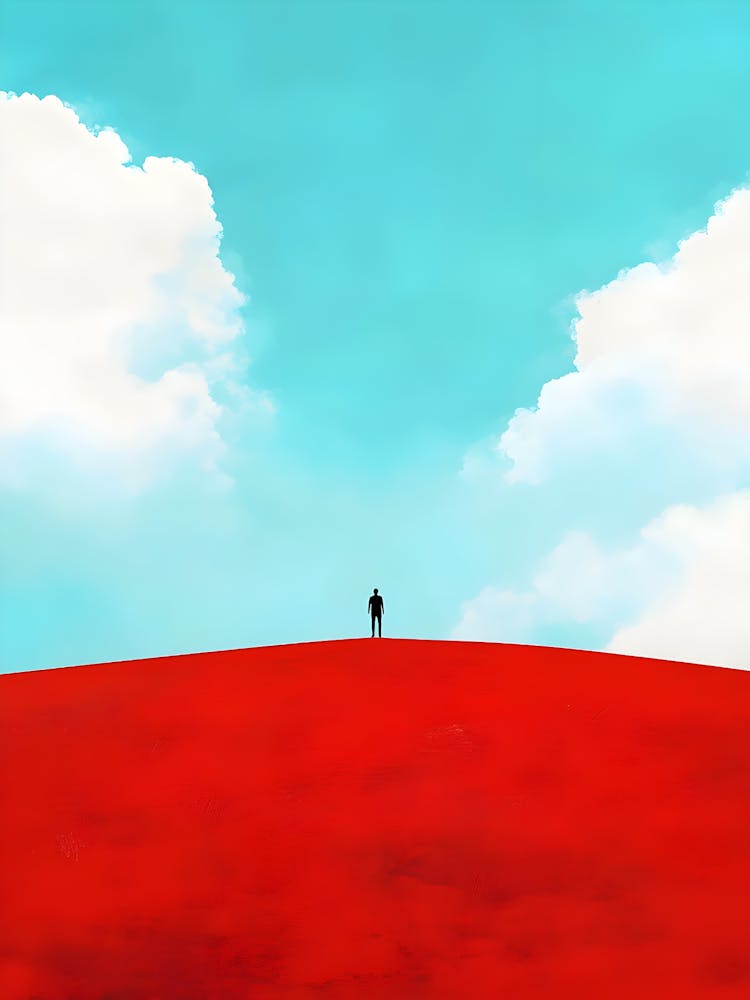 Rotes Mohnfeld