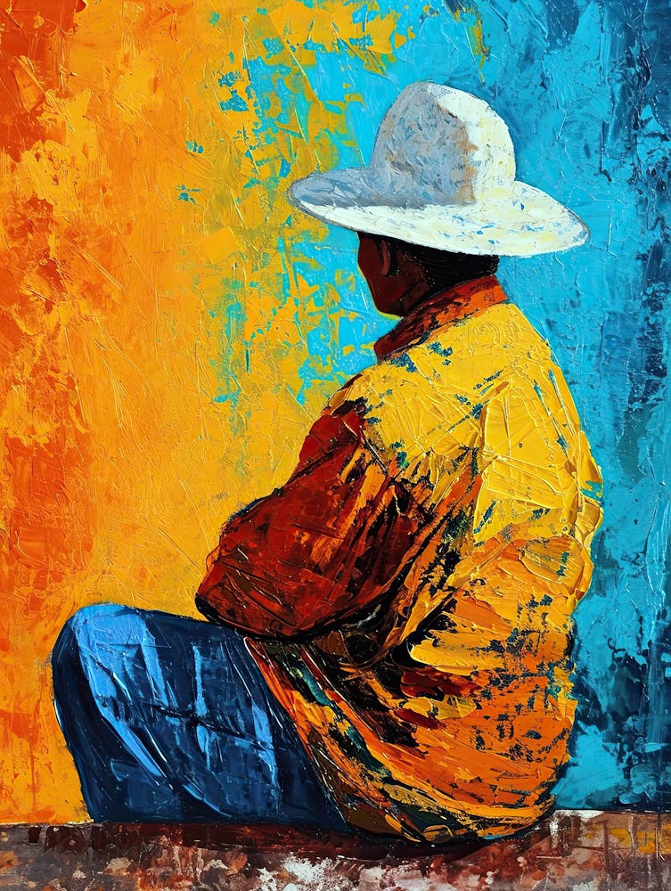Mexican Man In Hat, Mexico
