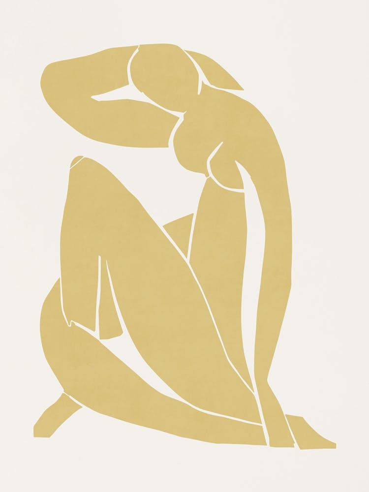 Inspired by Matisse - Yellow Nude 02