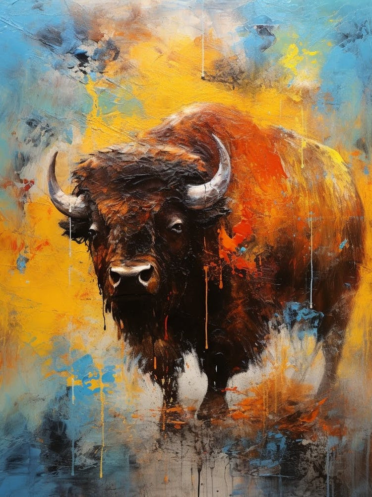 Bison Geometric Abstract 5
