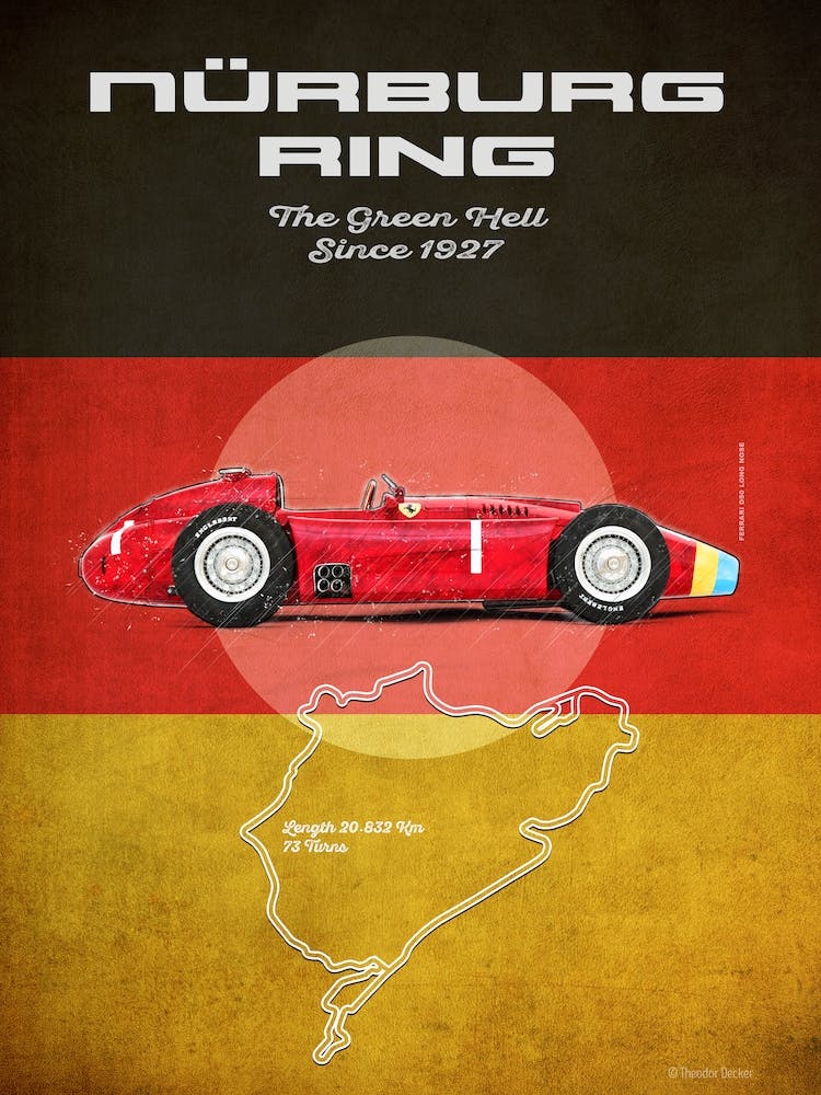 Nürburgring F D50 Long Nose Vintage