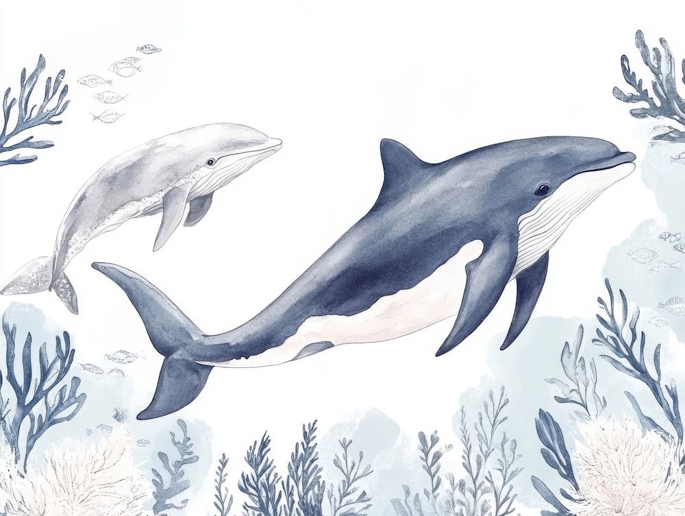 Dolphins In The Sea