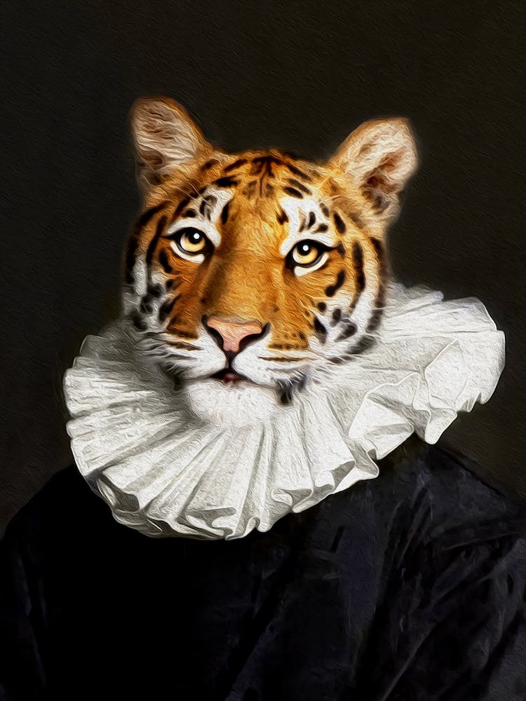 Fanatic Maurice The Coaching Tiger Pet Portraits