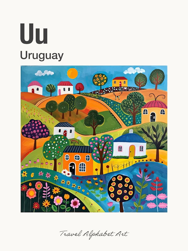 Kids Travel Alphabet  Uruguay 2