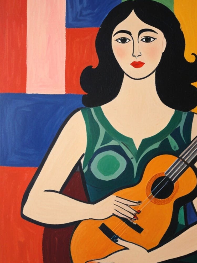 Woman With A Guitar 1