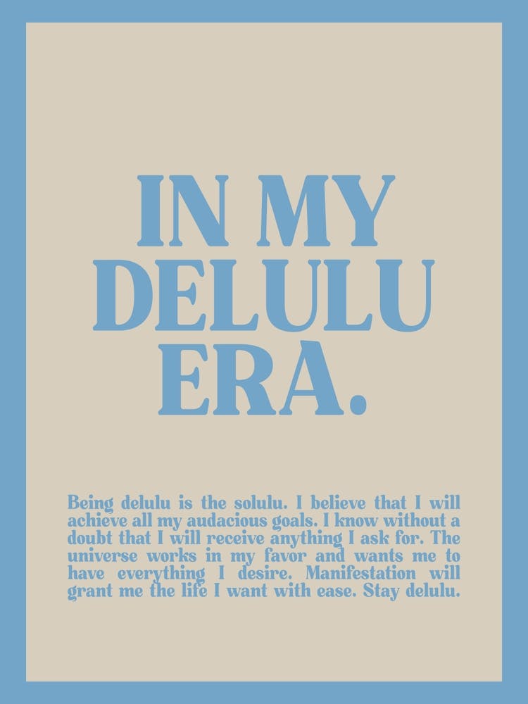 Delulu Era Sky Blue