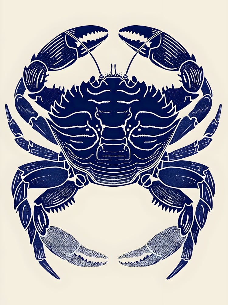 Blue Crab Canvas Print