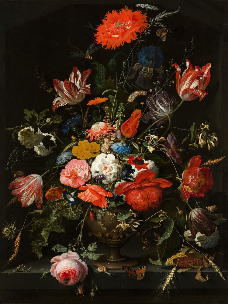 Vase Of Flowers, colorful flower in vase