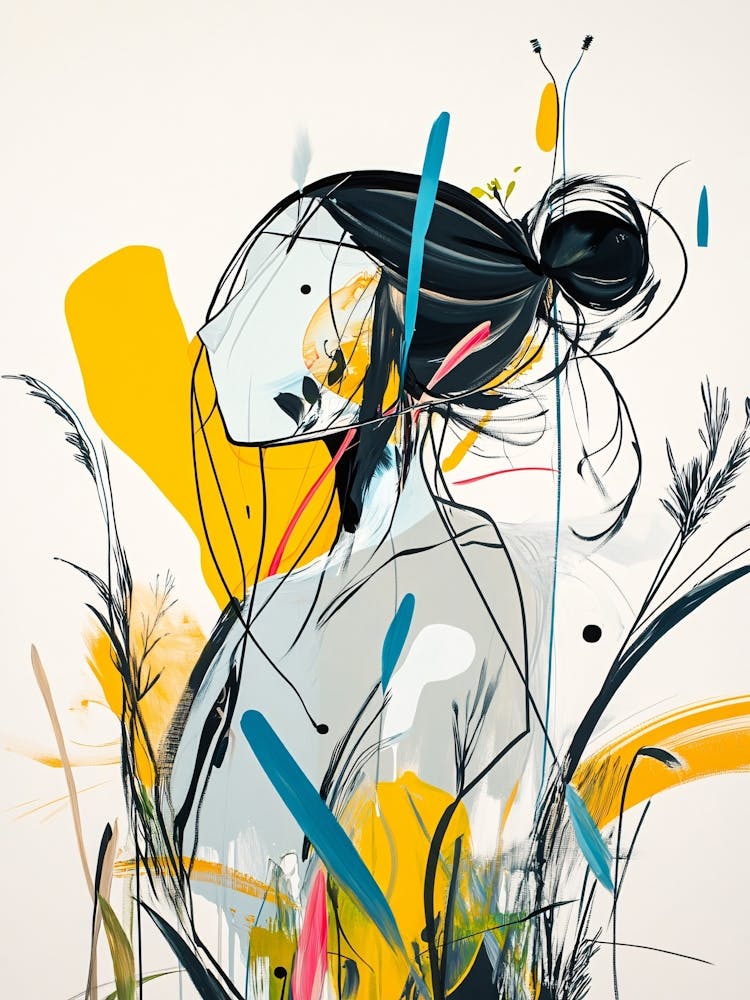 Femme Dans L'Herbe