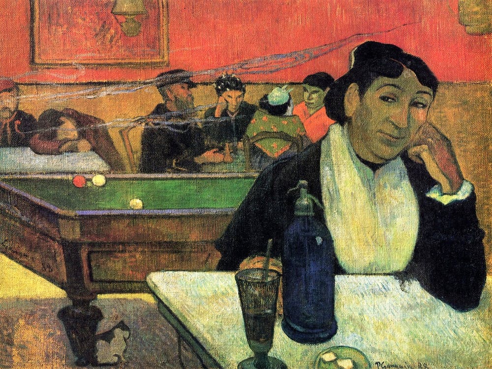 Night Café, Arles (1888), Paul Gauguin