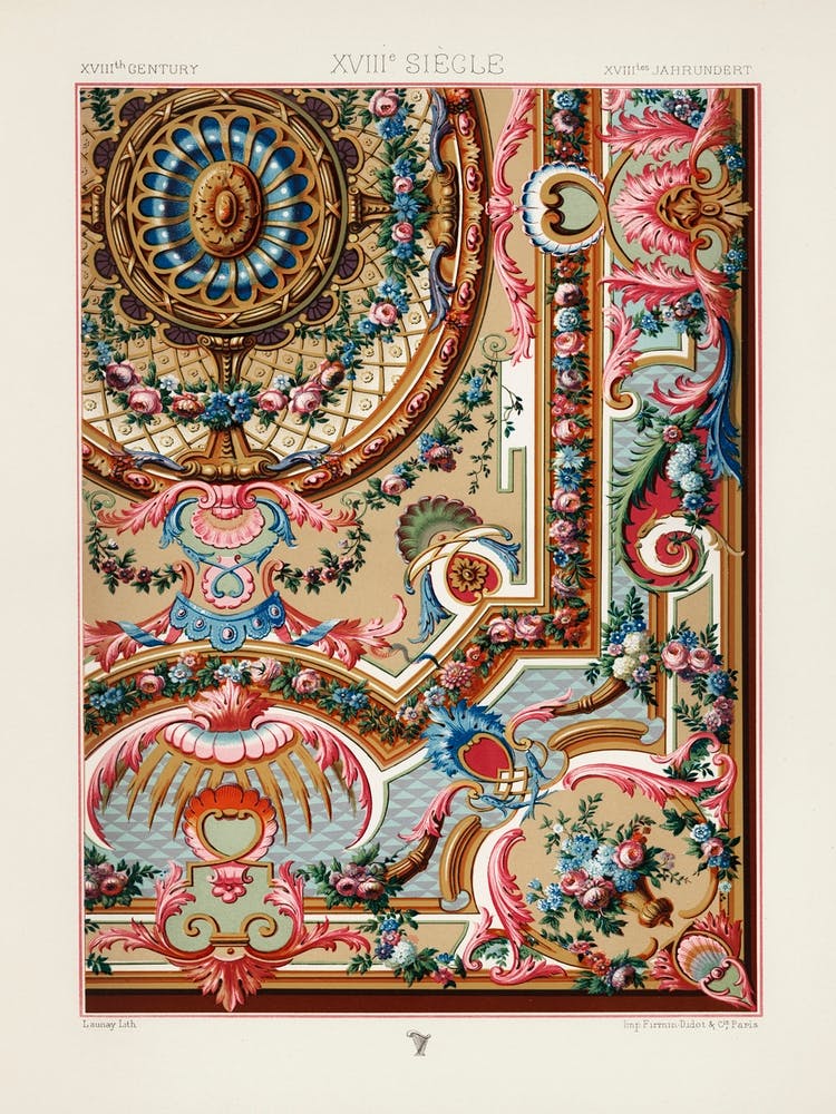 Motif du 18e Siècle, Albert Racine (3) 1