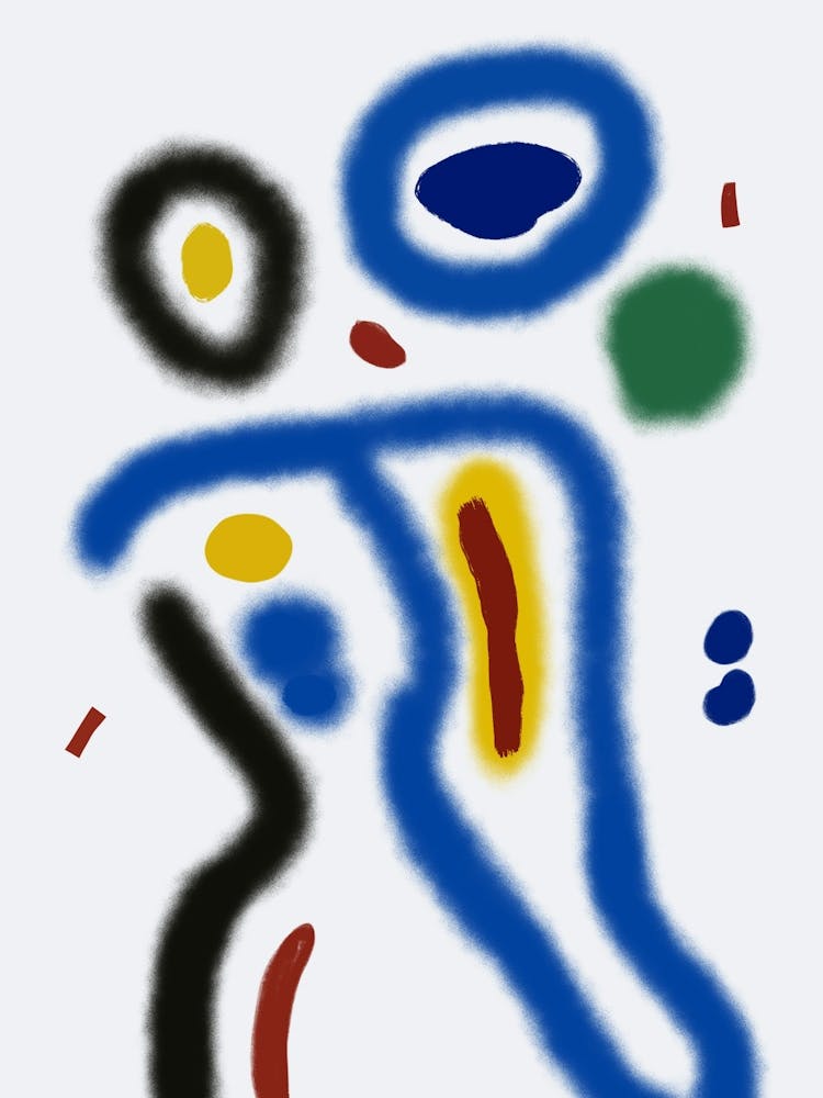 Abstract Painting Lovers