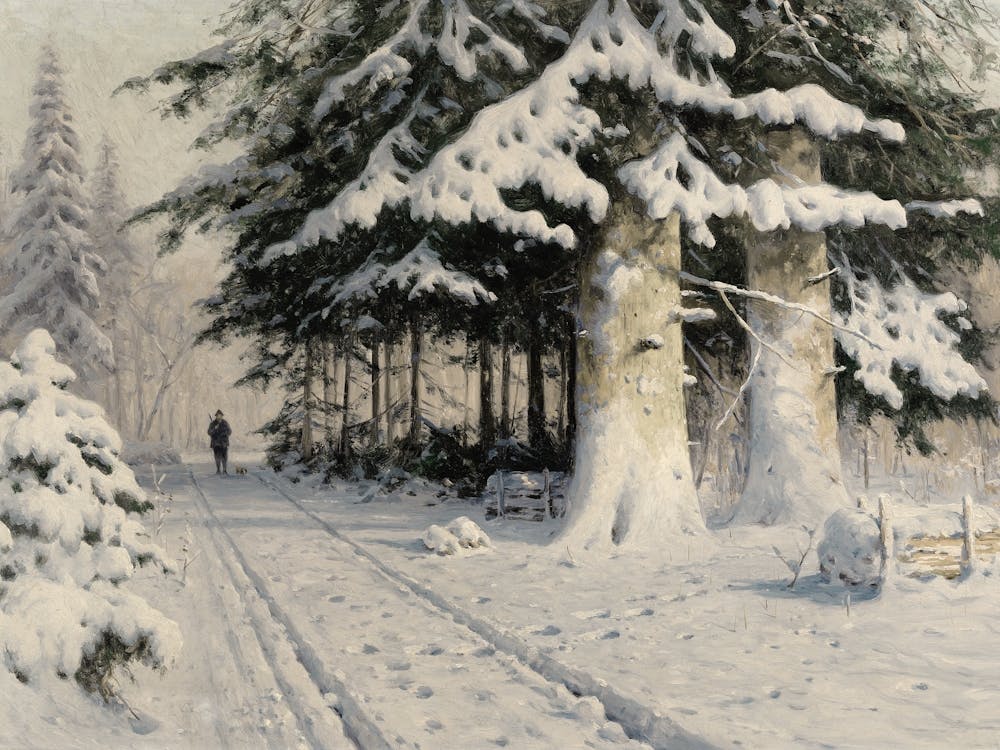 Vintage Winter Landscape III