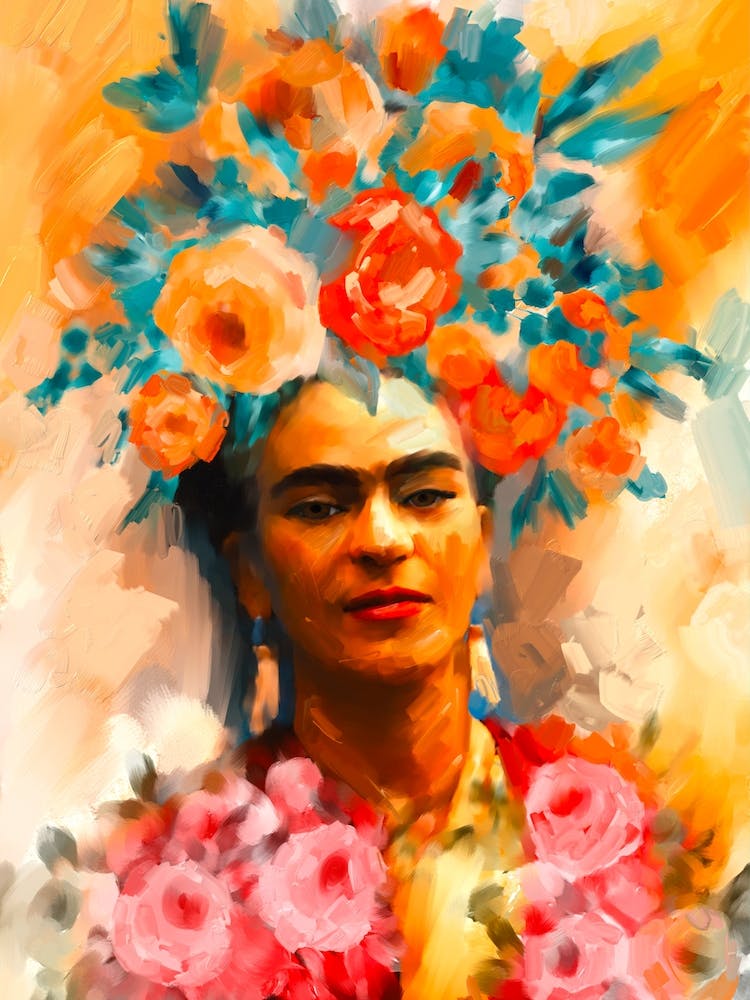 Frida Kahlo Floral Crown