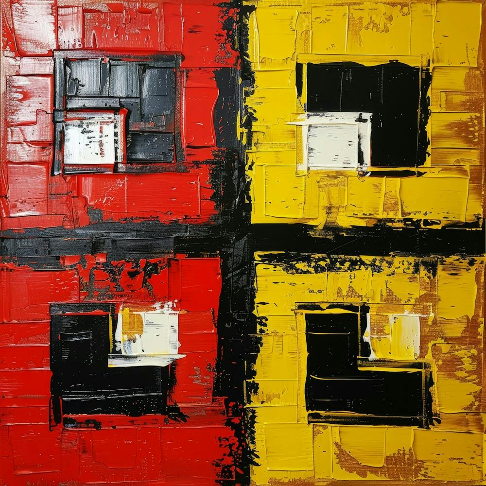 Red Squares 4