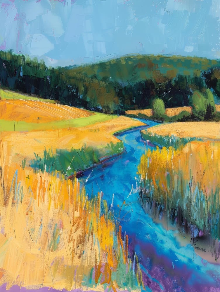 River In The Field