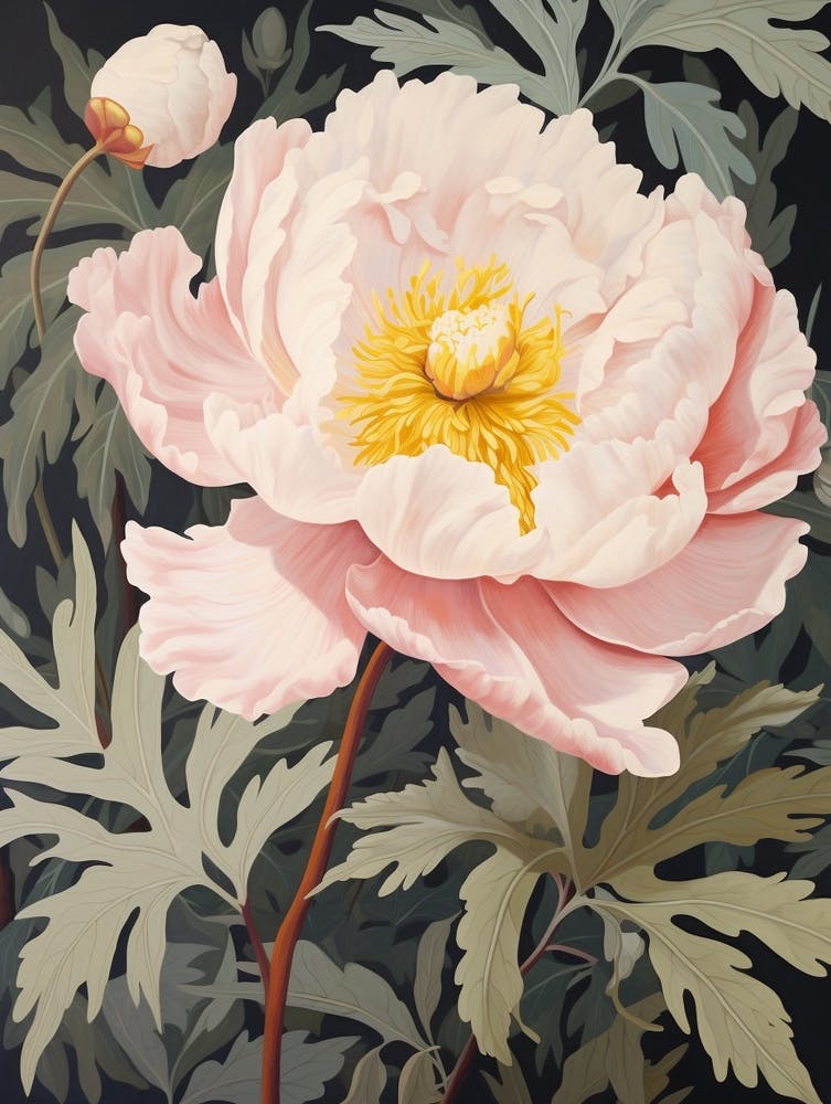 Peony 3 Flower Painting