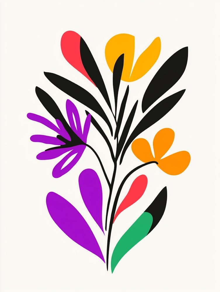 Abstract Floral Painting 13