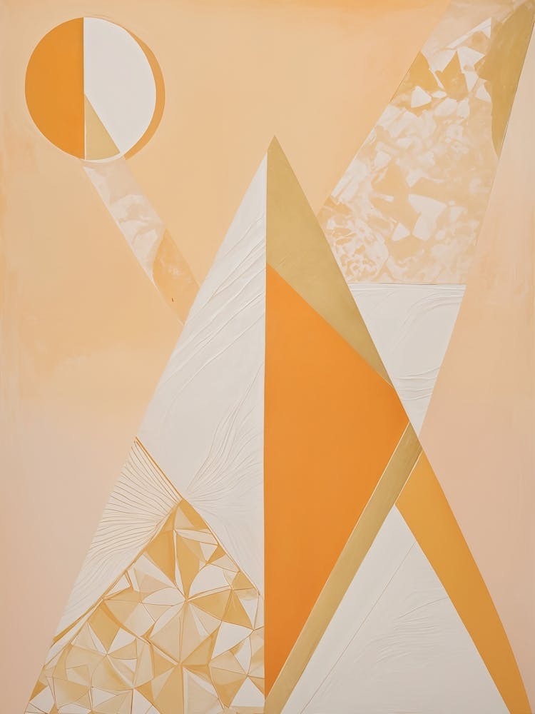 Abstract In Orange no4