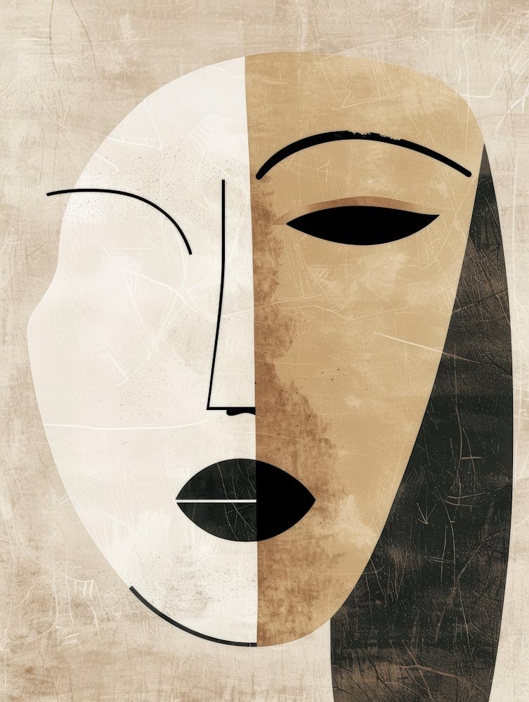 Abstract Woman Canvas Print 3