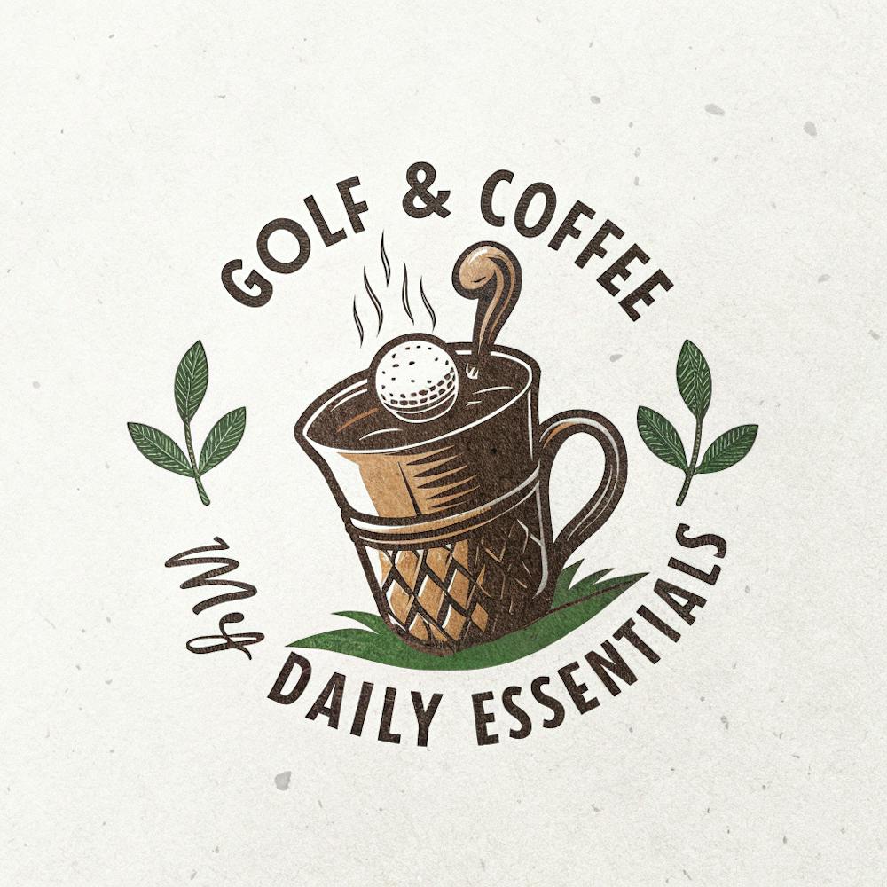 A Coffee And Golf Crossover Design With The Phras