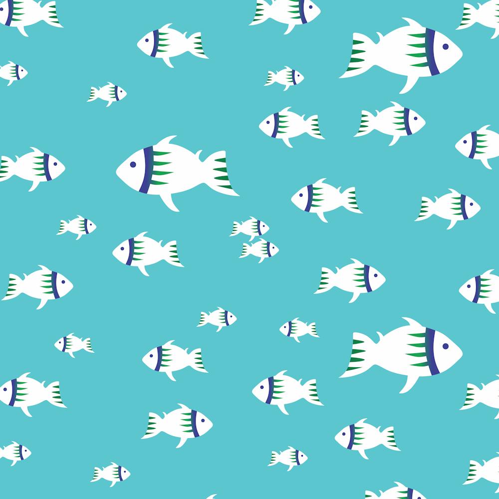 Illustrations École Poissons Bleus