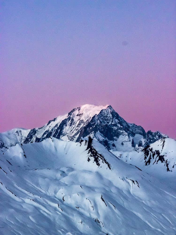 Pink Mountain Sunset