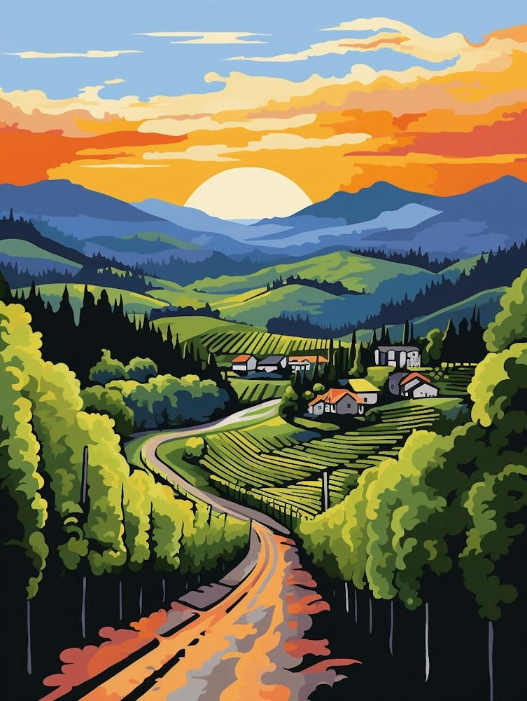 Woodinville Wine Country Fauvism 1