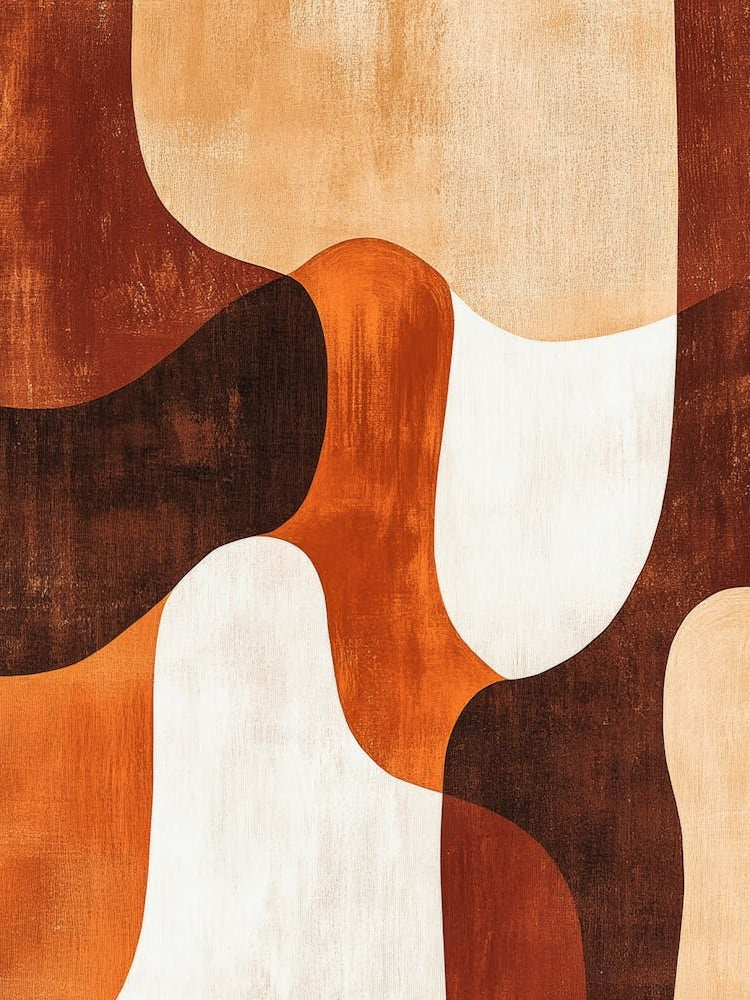 Abstract Shapes Canvas Print 1