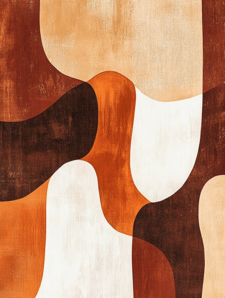 Abstract Shapes Canvas Print 1