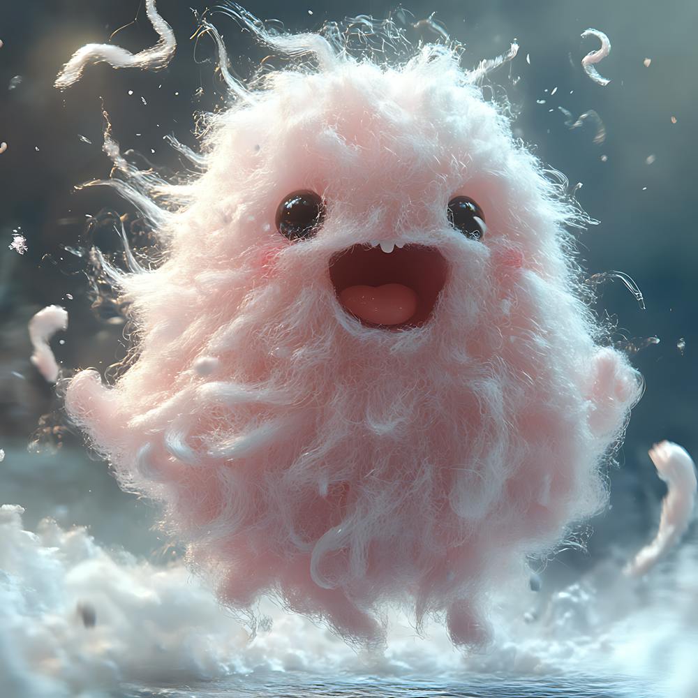 Cute Cotton Candy Air Creature 1