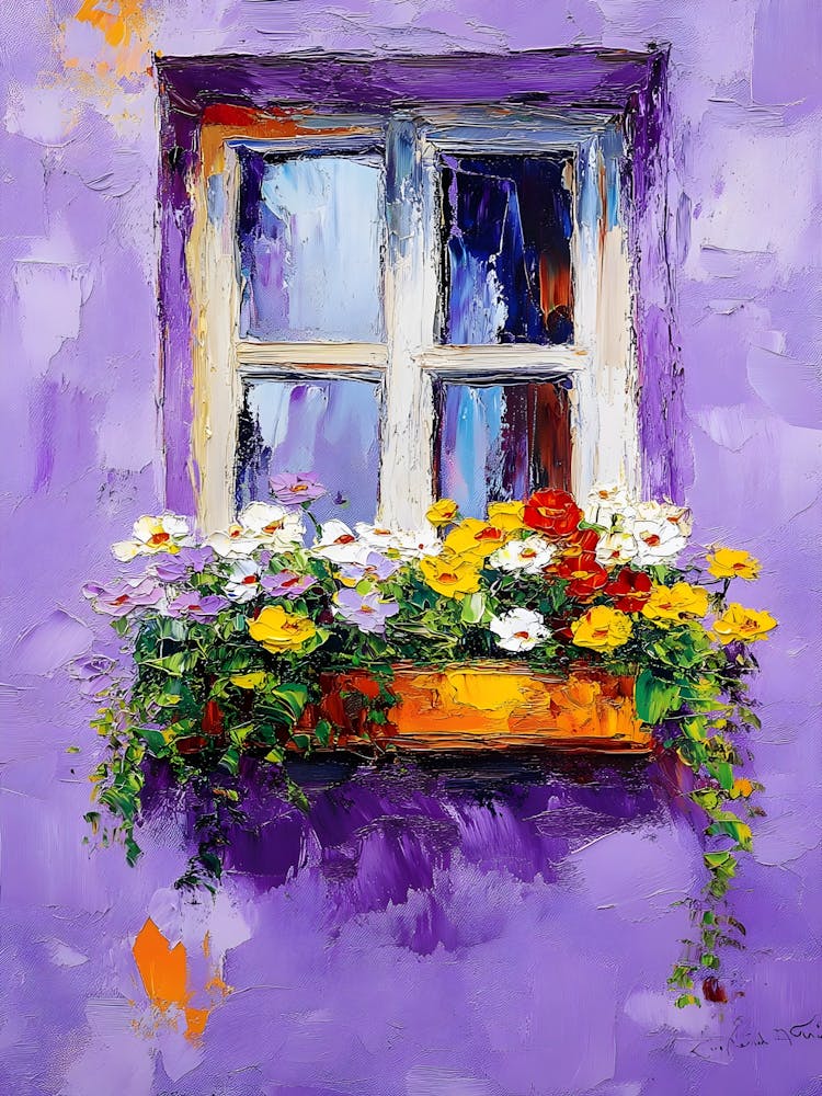 Window With Flowers