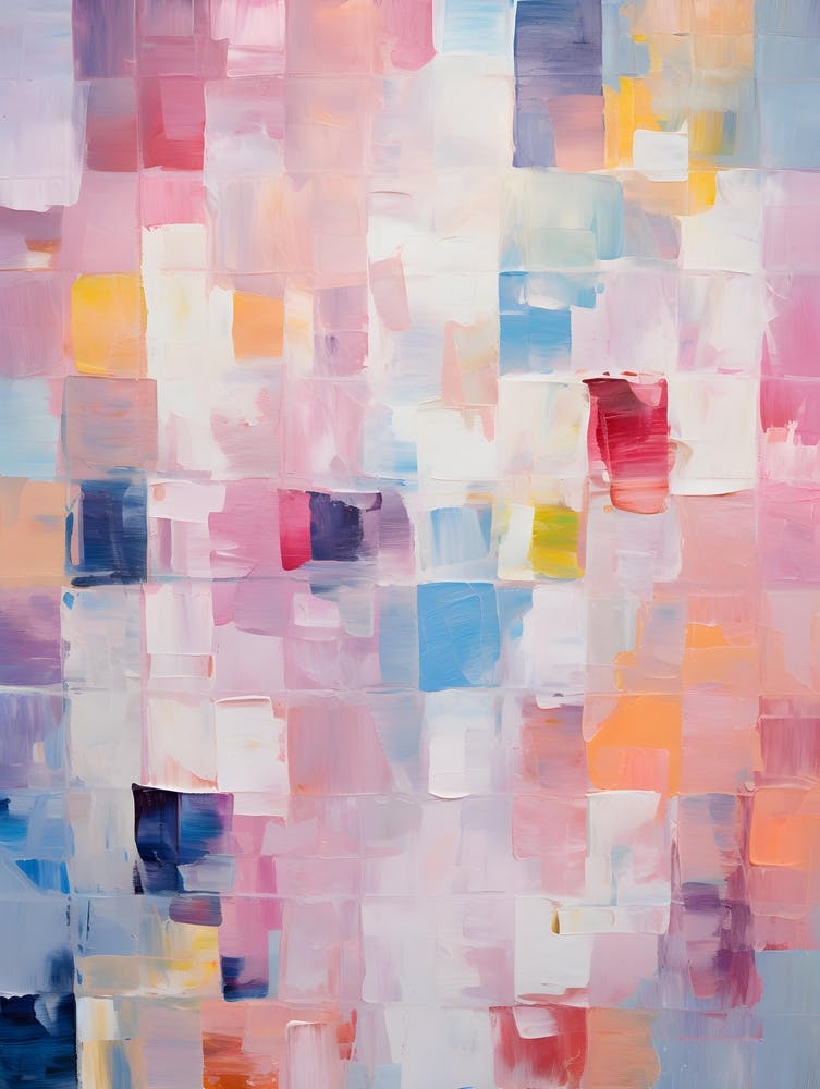 Multicolor Oil Painting