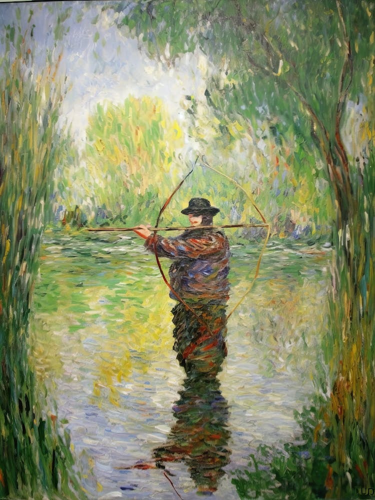 Archery In The Style Of Monet 2