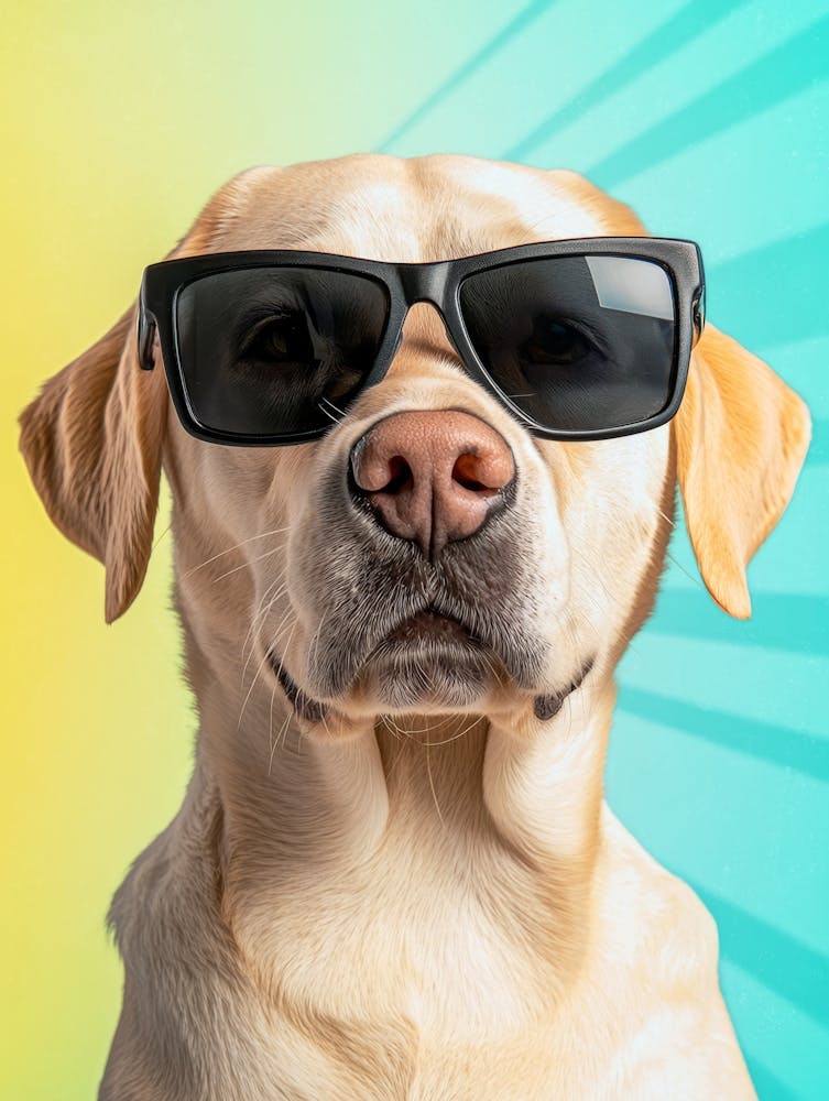 Dog In Sunglasses. Generated AI. 4