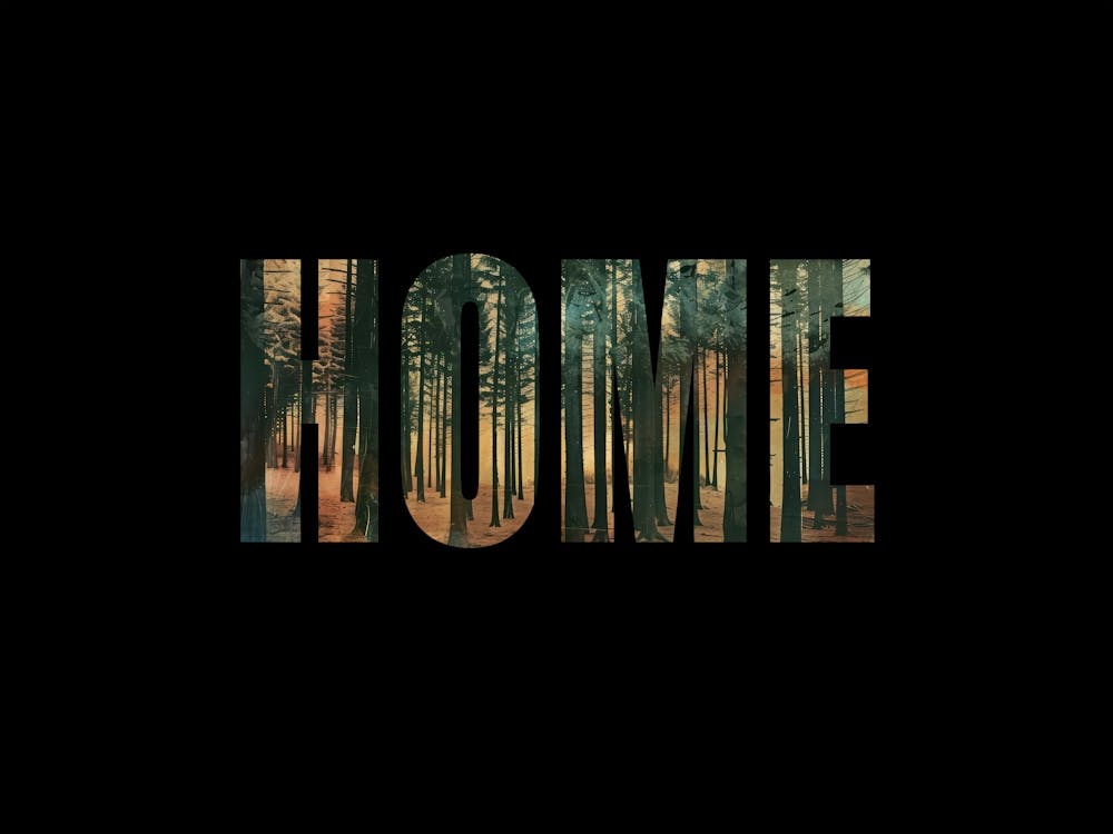 Home Poster Vintage Forest Photo Collage 10