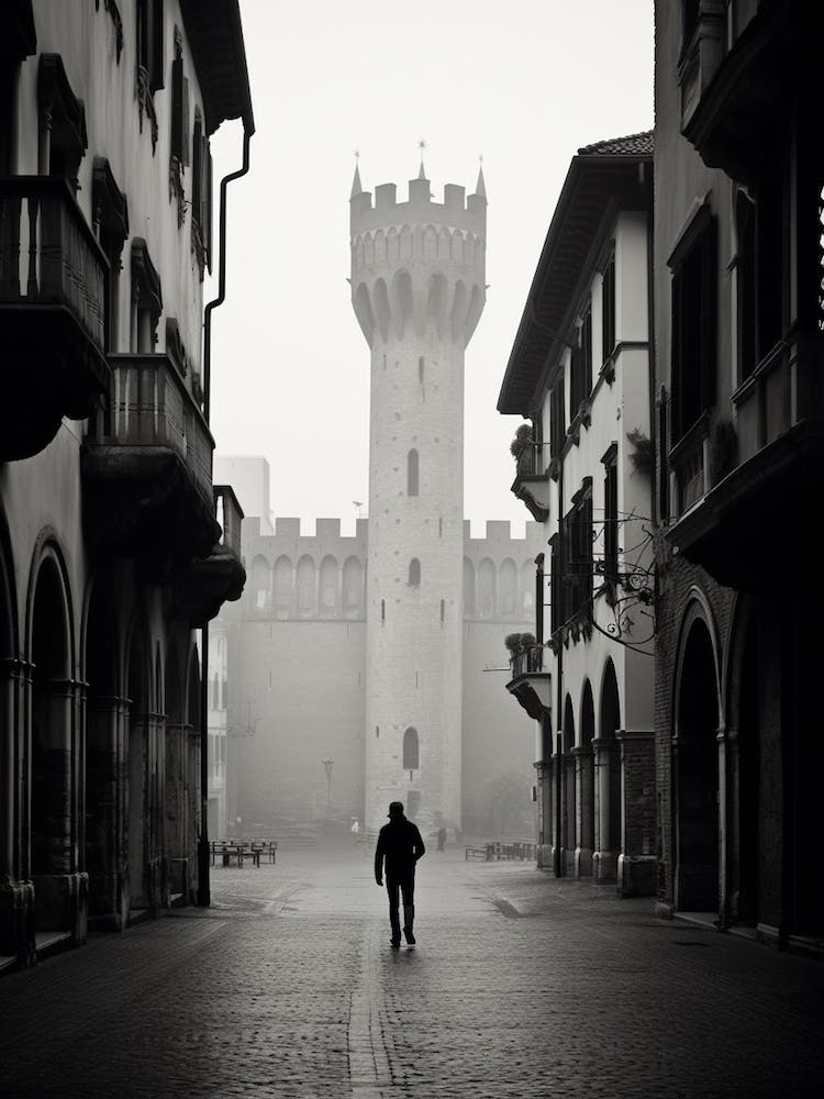 Verona, Italy,  Black And White Analogue Photography  4