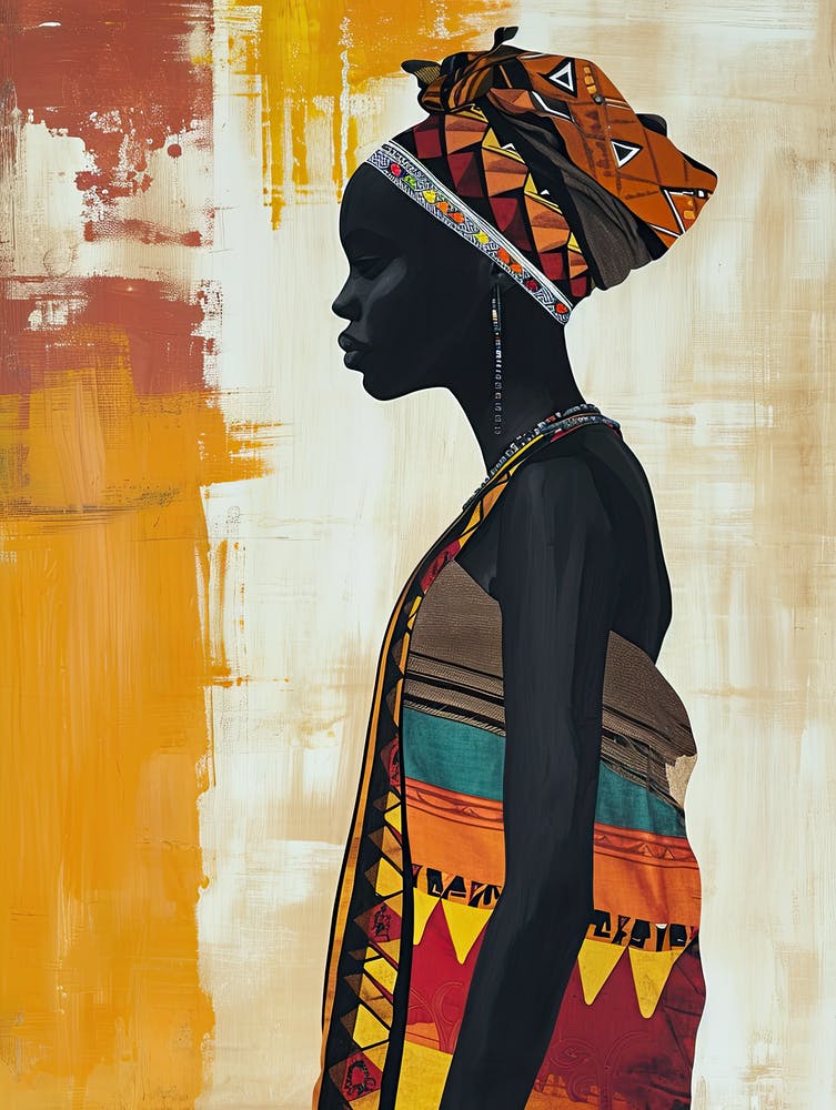 The African Woman; A Boho Panorama