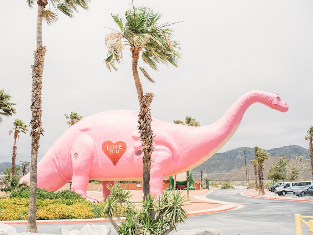 Cabazon Love You Pink Dinosaur