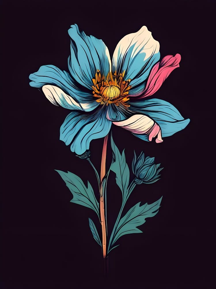 Flower Watercolor Painting