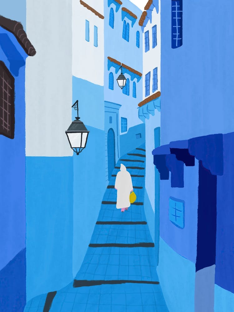 Blue Chefchaouen Morocco